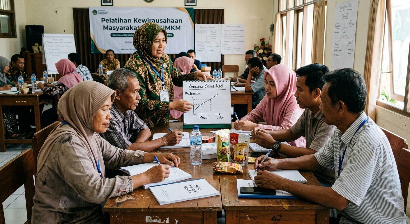 Pemberdayaan masyarakat - Workshop kewirausahaan komunitas